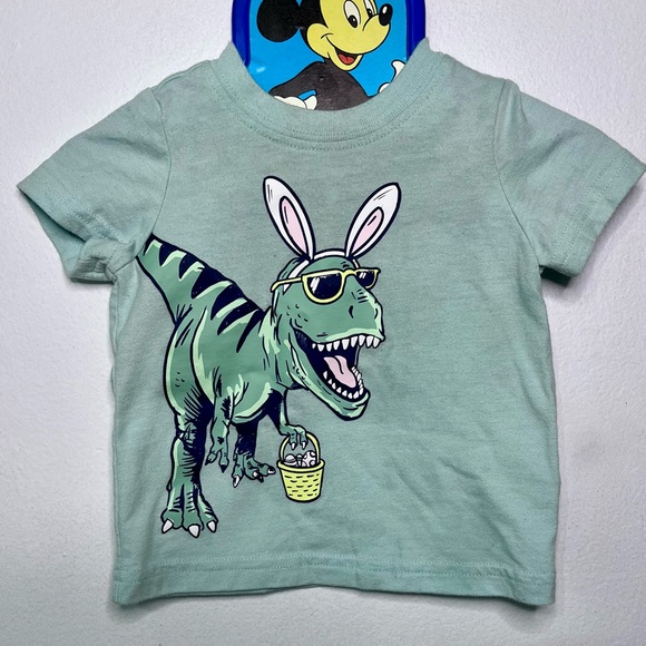 Baby’s first Easter dinosaur egg hunt short sleeve top - Picture 1 of 2